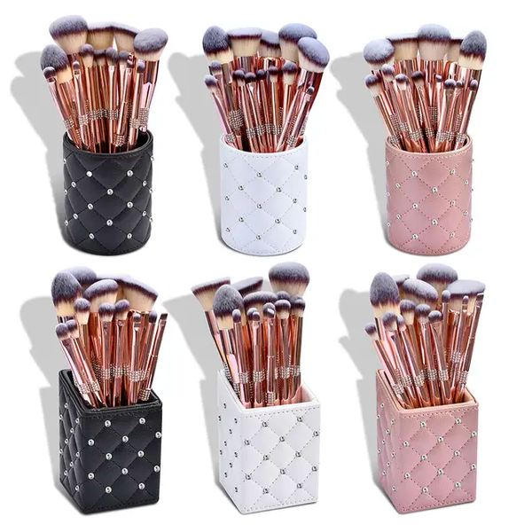 Bling / Glam / Diamond Makeup Brush Organizer, Cosmetics Brushes Stora –  Designs Ablaze