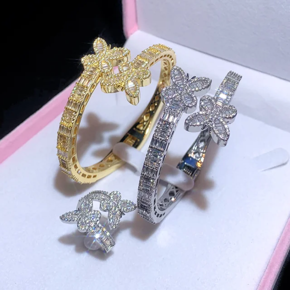Classy Glam Bracelet & Ring Set