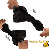 2 Pcs Silk Bonnet for Women Satin, Soft Elastic Band Silky Sleeping Cap Big Bonnets for Braids