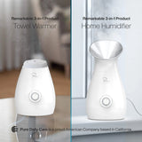 Nano Steamer 3-In-1 Ionic Facial Nano Facial Mister 5-Piece Stainless Steel Skin Kit (Silver)